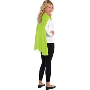 Short Halloween costume sleeveless green cape thin cloak for men and women daily use