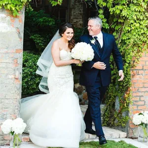 Elegant single layer wedding veil with delicate soft mesh edge for bridal styling