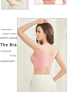Soutien-gorge sans armatures confortable pour femme, lingerie élégante et douce.