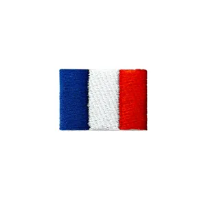 French flag embroidered patch tricolor badge for clothing jacket backpack decoration main view