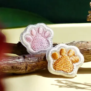 Cute Cartoon Bear Animal Embroidered Cloth Patch DIY Iron On Applique Clothing Repair Decorative Badge Sewing Accessory