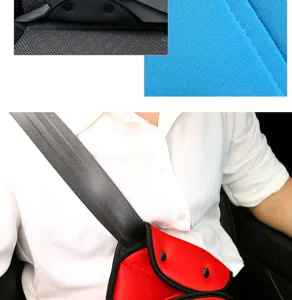 Gros plan sur le tissu de l'ajusteur de ceinture, matière tricotée douce avec boutons pression.