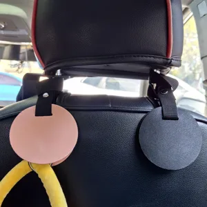 Auto stoel haak verborgen PU leer achterbank organisator multifunctionele accessoire