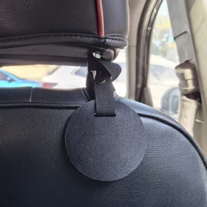 Verborgen PU lederen autostoel haak multifunctionele creatieve auto organizer hanger