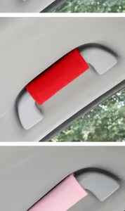 Car roof grab handle protective cover soft interior armrest sleeve for vehicle interior accessory