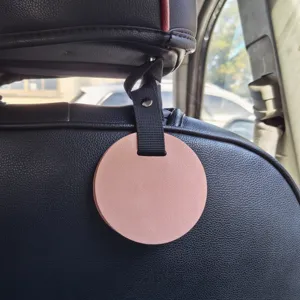 Autostoel haak verborgen PU leer multifunctionele creatieve hangende opslagorganizer.