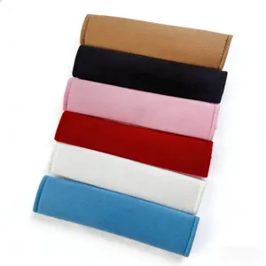 Car Seatbelt Shoulder Pads Soft Fleece Safety Belt Cover Lengthened Anti Chafing Comfort Pad For Universal Auto Interior