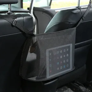 Car seat back storage net organizer universal mesh bag car interior organizer holder storage pocket