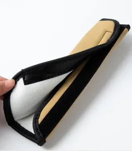 Car seat belt shoulder pad leather protective cover for comfortable driving experience
