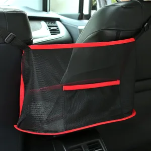 Auto stoel opbergtas organizer net zak tussen voorstoelen universele auto accessoire