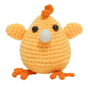 Handgemachte Häkeln süße Küken Plüschtier DIY Garn Puppe Dekoration für Kinder Geschenk