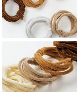9mm velvet chenille stems fuzzy wire DIY handmade craft material fluffy pipe cleaners