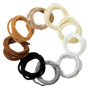 Colorful 9mm cashmere twist sticks for DIY crafts and hair accessories, soft velvet material.