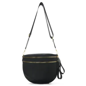 Women's Waterproof Oxford Cloth Crossbody Bag Fashion Casual Shell Bag Large Capacity Solid Color Shoulder Bag Daily Commuting