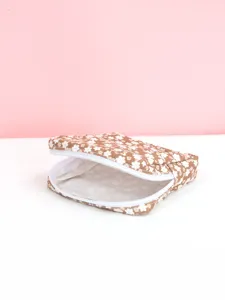 Sac de rangement pour serviettes hygieniques a fleurs trousse de toilette portable fille.