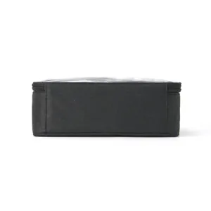 Black clear top makeup bag large capacity portable toiletry travel storage pouch case