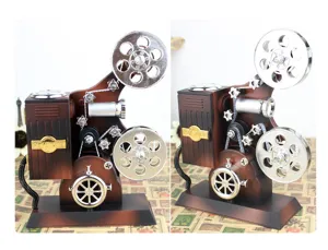 Vintage retro movie projector music box desktop ornament home decor collectible gift item