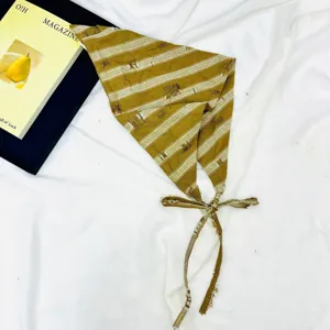 Kids striped triangle scarf Korean style breathable trendy baby headwear autumn neck warmer