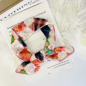 Korean style fashion colorful square scarf silk neckerchief spring autumn versatile soft thin