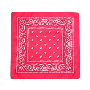 Paisley Bandana Outdoor Sport Kopftuch Quadratisch Schal Hip Hop Radfahren Kopfbedeckung Unisex Polyester Modisch