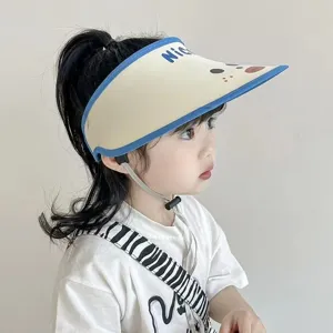 Kinder Sonnenschutz leerer Oberhut süße breite Krempe Sommer Outdoor UV-Schutz Hut