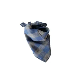 Baby plaid bandana scarf spring autumn toddler unisex breathable cotton neck warmer cute.