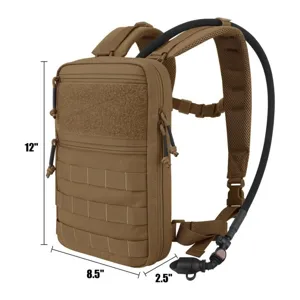 Tactical cycling hydration backpack, MOLLE modular storage bag for outdoor sports and riding.