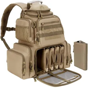 Tactical Backpack Oxford Cloth Waterproof Outdoor Hiking Daypack Multi-Functional Retro Military Bag