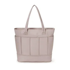 Large capacity tote bag casual shoulder bag lightweight travel yoga bag multi-pocket design