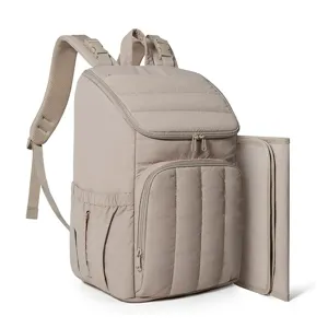 Sac à dos à langer matelassé pour maman léger mini voyage sac bébé avec matelas