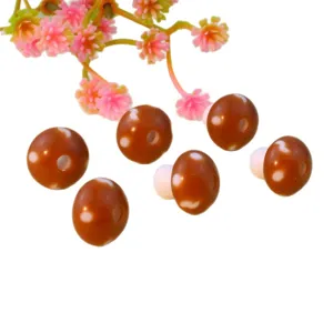 12mm acrylic 3d mushroom beads colorful loose beads diy jewelry making accessories spacer beads