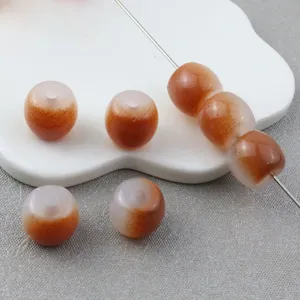 Farbverlauf Acryl Perlen Zweifarbig DIY Schmuck Herstellung Armband Basteln Zubehörteile