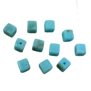Acryl imitatie turkoois vierkante losse kralen voor DIY sieraden maken ketting armbanden
