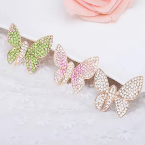 Rhinestone Schmetterling Brosche Mode Insekt Korsage Pin für Damen Kleidung Accessoires.