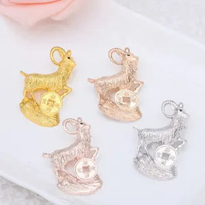 Broche mouton zodiaque chinois en alliage bijou de mode accessoire pour femmes vetement