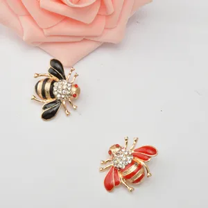 Rhinestone bee brooch crystal insect pin alloy fashion jewelry accessories new style