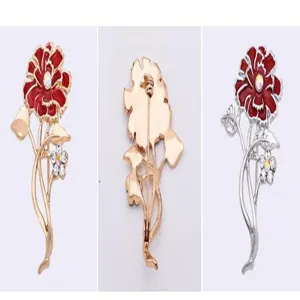 Broche de flor de clavel estilo coreano moda para mujer regalo del día de la madre.