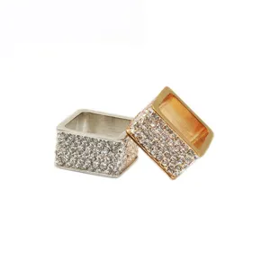Legierung Strass Quadratische Schalschnalle Schalring Geometrischer Schalring Kleidung Zubehör Damen Schmuck Geschenk