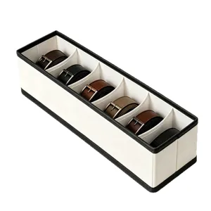 Scatola organizer pieghevole per cassetti armadio per cinture cravatte e calzini pratico