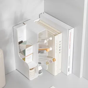 Multifunctional desktop storage box and pen holder for cute dorm and home organization neat.