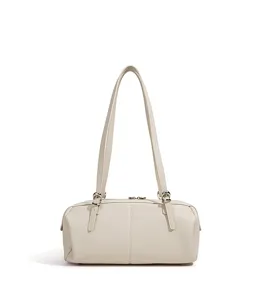 Elegante Umhängetasche aus echtem Leder, vielseitige Vintage Handtasche für Damen.