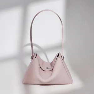 Sac Bandoulière Femme Cuir Véritable Minimaliste Urbain Poignée Supérieure Sac à Main Dumpling de Trajet Couleur Unie Sac Chic