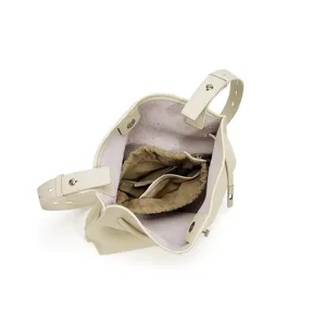 Minimalistische Leder Umhängetasche für Damen, große Pendler Beuteltasche mit Innentasche.