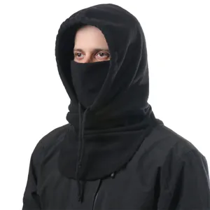 Winter fleece warm balaclava tactical outdoor sports hat for cold weather protection