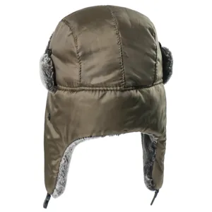 Thick winter trapper hat with warm earflaps, windproof outdoor bomber hat for men and women.
