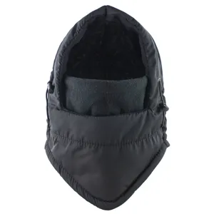 Details of waterproof thermal cycling hood fleece inner winter windproof face mask cold gear