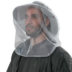 Outdoor breathable mosquito net sun hat fisherman cap for hiking and summer fishing