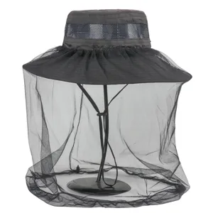 Outdoor anti-mosquito hat with breathable mesh net, ideal for fishing, beekeeping and hiking.