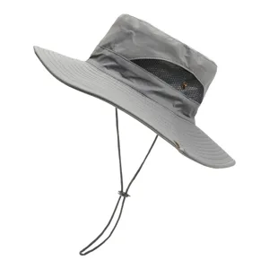 Breathable outdoor sun protection bucket hat for men and women summer travel caps