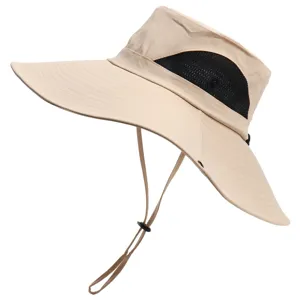 Unisex Outdoor Wasserdicht Schnelltrocknend Bucket Hat Sonnenschutz Wandern Angeln Reise Kappe